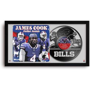 Sporticulture - James Cook Buffalo Bills 14" x 26" Framed Art Vinyl Album Print - Black Sporticulture - James Cook Buffalo Bills 14" x 26" Framed Art Vinyl Album Print - Black