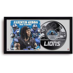 Sporticulture - Jahmyr Gibbs Detroit Lions 14" x 26" Framed Art Vinyl Album Print - Black Sporticulture - Jahmyr Gibbs Detroit Lions 14" x 26" Framed Art Vinyl Album Print - Black