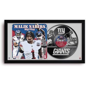 Sporticulture - Malik Nabers New York Giants 14" x 26" Framed Art Vinyl Album Print - Black Sporticulture - Malik Nabers New York Giants 14" x 26" Framed Art Vinyl Album Print - Black