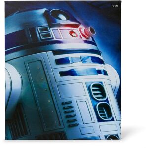 Star Wars - Illuminated Canvas Art - 23.9”x19.9” - R2D2 - Blue Star Wars - Illuminated Canvas Art - 23.9”x19.9” - R2D2 - Blue