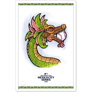 S. Preston Art & Designs - Arizona Diamondbacks vs. San Diego Padres 2026 MLB Mexico City Series 24" x 36" Limited Edition Poster Print - Multicolor S. Preston Art & Designs - Arizona Diamondbacks vs. San Diego Padres 2026 MLB Mexico City Series 24" x 36" Limited Edition Poster Print - Multicolor