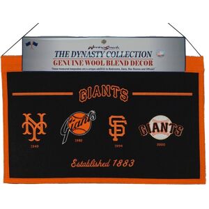 Winning Streak Sports - San Francisco Baseball Giants - High Quality Embroidered Logo Banner Flag - Established 1883 - Multi Winning Streak Sports - San Francisco Baseball Giants - High Quality Embroidered Logo Banner Flag - Established 1883 - Multi