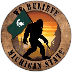 Fan Creations - Michigan State Spartans 12'' We Believe Bigfoot Circle Sign - Multicolor Fan Creations - Michigan State Spartans 12'' We Believe Bigfoot Circle Sign - Multicolor