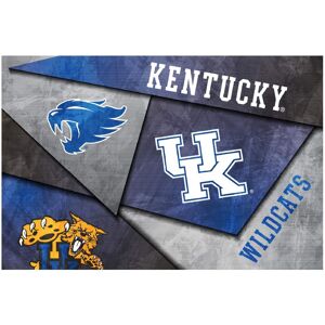 Indigo Falls - Kentucky Wildcats 16" x 24" Mosaic Poster - White Indigo Falls - Kentucky Wildcats 16" x 24" Mosaic Poster - White