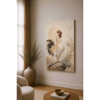 FC Design - Large Rooster Sunrise Charm Canvas Print 24x36"-Ready-to-Hang Farmhouse Country Accent Art Painting Home Wall Décor - MultiColor FC Design - Large Rooster Sunrise Charm Canvas Print 24x36"-Ready-to-Hang Farmhouse Country Accent Art Painting Home Wall Décor - MultiColor