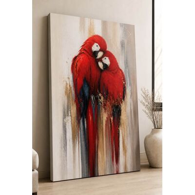 FC Design - Large Ready-to-Hang 24x36"- Red Love Birds Art Painting Home Wall Décor - MultiColor FC Design - Large Ready-to-Hang 24x36"- Red Love Birds Art Painting Home Wall Décor - MultiColor