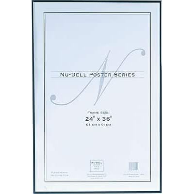 Nu-Dell - 24" x 36" Metal Poster Frame - Black Nu-Dell - 24" x 36" Metal Poster Frame - Black