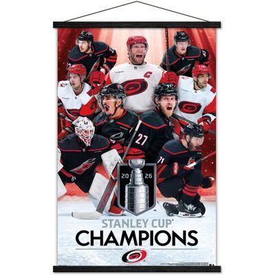 Trends International - Carolina Hurricanes 2026 Stanley Cup Champions 22.375" x 34" Poster - Multicolor Trends International - Carolina Hurricanes 2026 Stanley Cup Champions 22.375" x 34" Poster - Multicolor