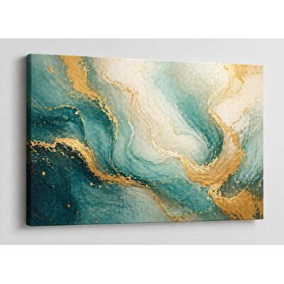 FC Design - Large Canvas 24x36" Abstract Fluid Art Painting Modern Luxury Wall Décor - MultiColor FC Design - Large Canvas 24x36" Abstract Fluid Art Painting Modern Luxury Wall Décor - MultiColor