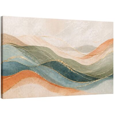 FC Design - Large Canvas 24x36" Abstract Flowing Waves Art Painting Modern Contemporary Wall Décor - MultiColor FC Design - Large Canvas 24x36" Abstract Flowing Waves Art Painting Modern Contemporary Wall Décor - MultiColor