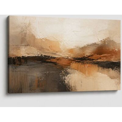 FC Design - Large Canvas 24x36" Abstract Earth Tone Textured Art Painting Modern Rustic Wall Décor - MultiColor FC Design - Large Canvas 24x36" Abstract Earth Tone Textured Art Painting Modern Rustic Wall Décor - MultiColor