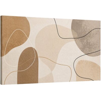 FC Design - Large Canvas 24x36" Neutral Abstract Line Art Painting Modern Minimalist Wall Décor - MultiColor FC Design - Large Canvas 24x36" Neutral Abstract Line Art Painting Modern Minimalist Wall Décor - MultiColor