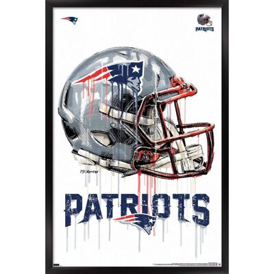 Trends International - 24.25'' x 35.75'' Framed Helmet Poster - Multicolor Trends International - 24.25'' x 35.75'' Framed Helmet Poster - Multicolor