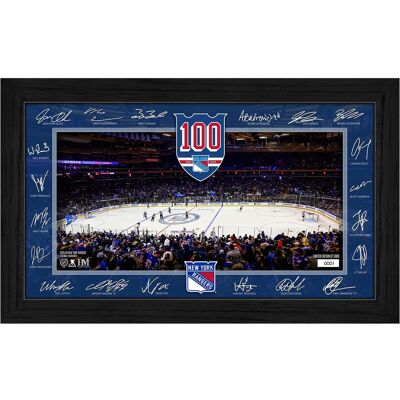 Highland Mint - New York Rangers Limited Edition 2025 Facsimile Signature Rink Framed Photograph - Multicolor Highland Mint - New York Rangers Limited Edition 2025 Facsimile Signature Rink Framed Photograph - Multicolor
