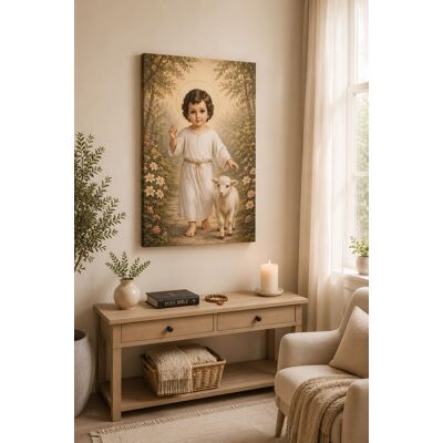 FC Design - Large Golden Color Cross Shadow Canvas Print 24x36"-Ready-to-Hang Warm Sacred Art Painting Home Wall Décor - MultiColor FC Design - Large Golden Color Cross Shadow Canvas Print 24x36"-Ready-to-Hang Warm Sacred Art Painting Home Wall Décor - MultiColor