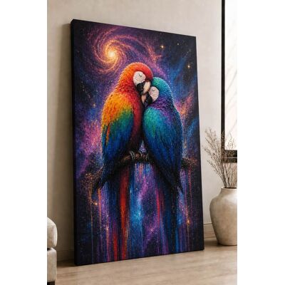 FC Design - Large Ready-to-Hang 24x36"- Galaxy Love Birds Art Painting Home Wall Décor - MultiColor FC Design - Large Ready-to-Hang 24x36"- Galaxy Love Birds Art Painting Home Wall Décor - MultiColor