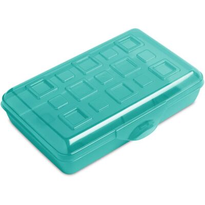 Sterilite - Translucent Pencil Case School Supply Storage Box, Blue Tint (24 Pack) Sterilite - Translucent Pencil Case School Supply Storage Box, Blue Tint (24 Pack)