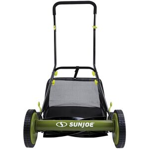 Sun Joe - Manual Reel 18-Inch Push Lawn Mower with Grass Collection Bag - Green Sun Joe - Manual Reel 18-Inch Push Lawn Mower with Grass Collection Bag - Green