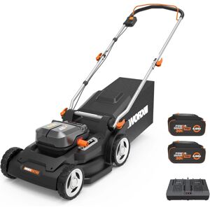 WORX - WG745 40V 17'' Cordless Push Lawn Mower (2 Batteries & Charger Included) - Black WORX - WG745 40V 17'' Cordless Push Lawn Mower (2 Batteries & Charger Included) - Black