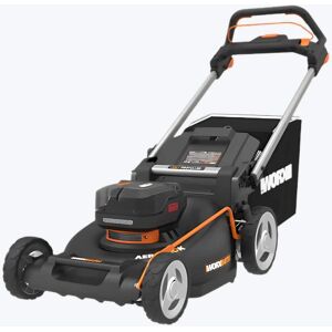 WORX - Nitro WG760 40V 21" Cordless Self-Propelled Lawn Mower with Brushless Motor (2 Batteries & 1 5.0Ah Charger) - Black WORX - Nitro WG760 40V 21" Cordless Self-Propelled Lawn Mower with Brushless Motor (2 Batteries & 1 5.0Ah Charger) - Black