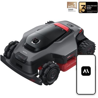MOVA - LiDAX Ultra 2000 AWD Robot Lawn Mower Wire Free RTK Free,0.5 Acre Dual Maps, 360° 3D LiDAR & AI Dual Mapping - Black MOVA - LiDAX Ultra 2000 AWD Robot Lawn Mower Wire Free RTK Free,0.5 Acre Dual Maps, 360° 3D LiDAR & AI Dual Mapping - Black