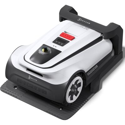 ECOVACS Robotics - Goat A3000 LiDAR Robot Lawn Mower, Dual-LiDAR Navigation,Suitable for 3/4 Acre, 13” Cutting Width, Precise Edge Mowing - White ECOVACS Robotics - Goat A3000 LiDAR Robot Lawn Mower, Dual-LiDAR Navigation,Suitable for 3/4 Acre, 13” Cutting Width, Precise Edge Mowing - White