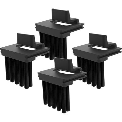 WORX - WA0940 Wheel Cleaning Brush Attachment for Landroid Vision Cloud 2WD Robotic Lawn Mowers (4 pcs) - Black WORX - WA0940 Wheel Cleaning Brush Attachment for Landroid Vision Cloud 2WD Robotic Lawn Mowers (4 pcs) - Black