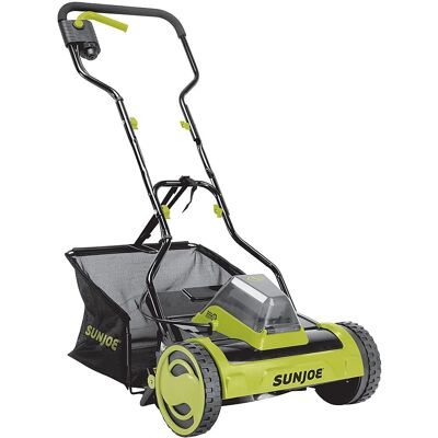 Snow Joe - 24-Volt 15-Inch Push Lawn Mower (1 x 4.0Ah Battery and 1 x Charger) - Blue Snow Joe - 24-Volt 15-Inch Push Lawn Mower (1 x 4.0Ah Battery and 1 x Charger) - Blue