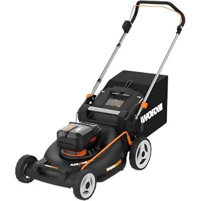 WORX - Nitro WG752 40V Power Share PRO 21" Cordless Push Lawn Mower (Batteries & Charger Included) - Black WORX - Nitro WG752 40V Power Share PRO 21" Cordless Push Lawn Mower (Batteries & Charger Included) - Black