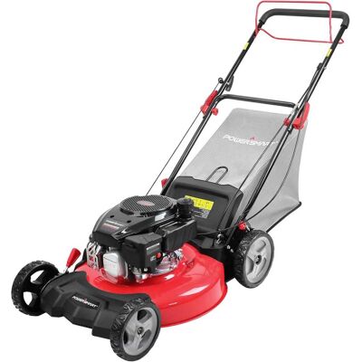 POWERSMART - 21-Inch Self Propelled Gas Lawn Mower,170cc 4-Stroke OHV Engine,3-in-1 Mulch/Bag/Side Discharge,6 Height Adjustment - Black POWERSMART - 21-Inch Self Propelled Gas Lawn Mower,170cc 4-Stroke OHV Engine,3-in-1 Mulch/Bag/Side Discharge,6 Height Adjustment - Black