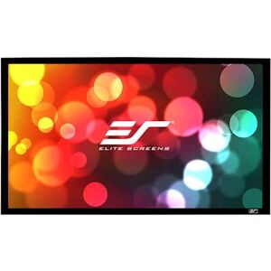 Elite Screens - Sable Frame Series 150" Fixed Screen - Black Velvet Elite Screens - Sable Frame Series 150" Fixed Screen - Black Velvet