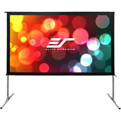 Elite Screens - Yard Master 2 Series 135" Outdoor Projector Screen - Black Elite Screens - Yard Master 2 Series 135" Outdoor Projector Screen - Black