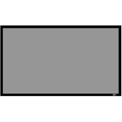 Elite Screens - Sable Frame Series 110" Fixed Screen - Black Velvet Elite Screens - Sable Frame Series 110" Fixed Screen - Black Velvet