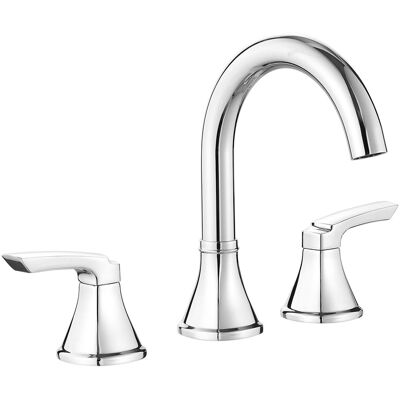 Boyel Living - 8 Inch 3 Hole Bathroom Faucet with Pop Up Drainer High Arc Gooseneck - Chrome Boyel Living - 8 Inch 3 Hole Bathroom Faucet with Pop Up Drainer High Arc Gooseneck - Chrome