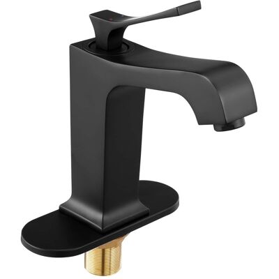 VEVOR Single Handle Sink Faucet, Matte Finish Faucet Kitchen Sink, Kitchen Water Faucets with Push-Button Drain VEVOR Single Handle Sink Faucet, Matte Finish Faucet Kitchen Sink, Kitchen Water Faucets with Push-Button Drain