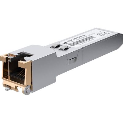 Ubiquiti - 1G SFP to 1GbE RJ45 Module UACC-CM-RJ45-1G - Silver Ubiquiti - 1G SFP to 1GbE RJ45 Module UACC-CM-RJ45-1G - Silver