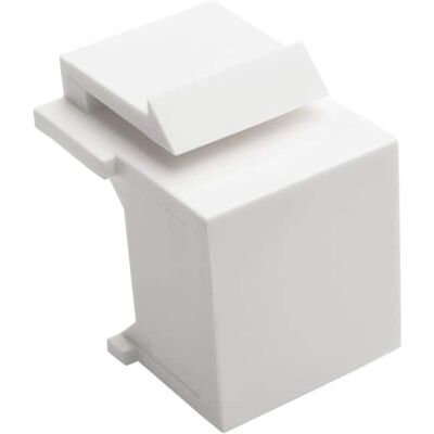Tripp Lite - 10PK KEYSTONE JACK INSERT SNAP IN BLANK - White Tripp Lite - 10PK KEYSTONE JACK INSERT SNAP IN BLANK - White