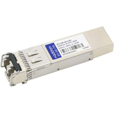 AddOn - Cisco® SFP-10G-SR-S Compatible TAA 10GBase-SR SFP+ Transceiver (MMF, 850nm, 300m, LC, DOM) - For Data - Black AddOn - Cisco® SFP-10G-SR-S Compatible TAA 10GBase-SR SFP+ Transceiver (MMF, 850nm, 300m, LC, DOM) - For Data - Black