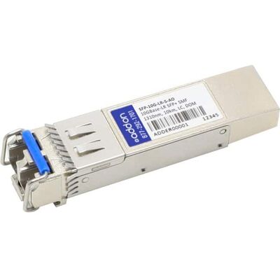 AddOn - Cisco® SFP-10G-LR-S Compatible TAA 10GBase-LR SFP+ Transceiver (SMF, 1310nm, 10km, LC, DOM) - For Data - Black AddOn - Cisco® SFP-10G-LR-S Compatible TAA 10GBase-LR SFP+ Transceiver (SMF, 1310nm, 10km, LC, DOM) - For Data - Black