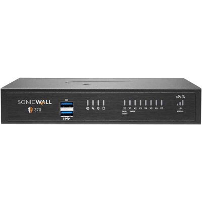 SonicWall - TZ370 Firewall (Gen 7) w/ Secure Upgrade Plus (2-Year Advanced Protection Security Suite) 02-SSC-6820 SonicWall - TZ370 Firewall (Gen 7) w/ Secure Upgrade Plus (2-Year Advanced Protection Security Suite) 02-SSC-6820