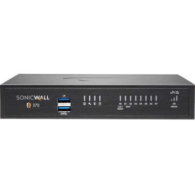 SonicWall - TZ370 Network Security Solution 02-SSC-6819 - Black SonicWall - TZ370 Network Security Solution 02-SSC-6819 - Black
