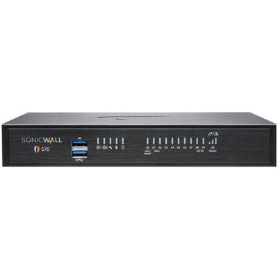 SonicWall - TZ 570 Firewall (Gen 7) w/ Total Secure (1-Year Advanced Protection Security Suite) 02-SSC-5676 SonicWall - TZ 570 Firewall (Gen 7) w/ Total Secure (1-Year Advanced Protection Security Suite) 02-SSC-5676