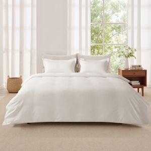 VEVOR - King Duvet Cover Set, 100% Cotton, 3 Pieces Bedding Set King Size with 1 Duvet Cover 104 x 90 in and 2 Pillow Shams - White VEVOR - King Duvet Cover Set, 100% Cotton, 3 Pieces Bedding Set King Size with 1 Duvet Cover 104 x 90 in and 2 Pillow Shams - White