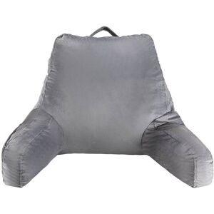 VEVOR - Reading Pillow, Standard Size Bed Pillow with Shredded Memory Foam, Back Pillow with 3 Pockets - Gray VEVOR - Reading Pillow, Standard Size Bed Pillow with Shredded Memory Foam, Back Pillow with 3 Pockets - Gray