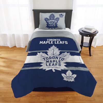 Sweet Home Collection - NHL Toronto Maple Leafs Comforter & Pillow Sham Set- Twin/Twin XL - Multicolored Sweet Home Collection - NHL Toronto Maple Leafs Comforter & Pillow Sham Set- Twin/Twin XL - Multicolored