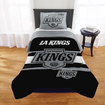 Sweet Home Collection - NHL Los Angeles Kings Comforter & Pillow Sham Set- Twin/Twin XL - Multicolored Sweet Home Collection - NHL Los Angeles Kings Comforter & Pillow Sham Set- Twin/Twin XL - Multicolored