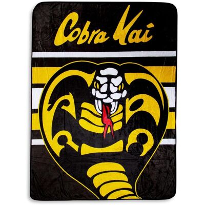 Surreal Entertainment - The Karate Kid "Cobra Kai" Lightweight Fleece Throw Blanket 45 x 60 Inches - Yellow Surreal Entertainment - The Karate Kid "Cobra Kai" Lightweight Fleece Throw Blanket 45 x 60 Inches - Yellow