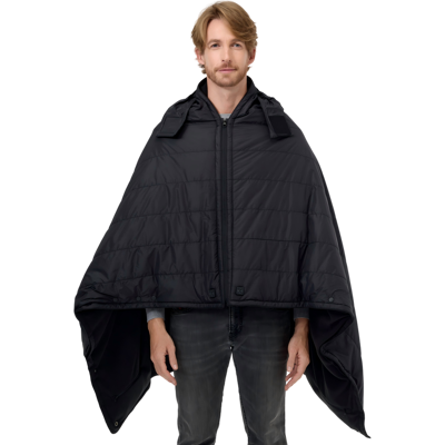 ororo - Heated Dual Control Poncho Blanket - Black ororo - Heated Dual Control Poncho Blanket - Black