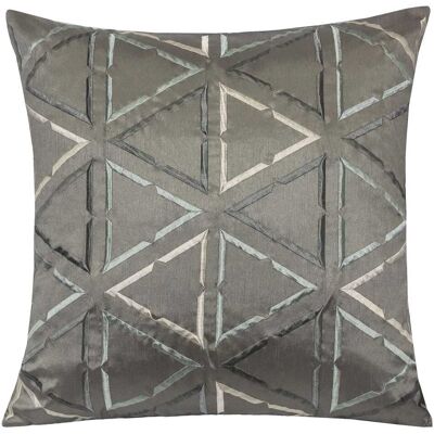 LuXeo - Elenoh Geometric Throw Pillow - Gray LuXeo - Elenoh Geometric Throw Pillow - Gray