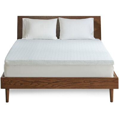Gracie Mills - Arroyo 2-inch Gel Memory Foam Mattress Topper with 3M Moisture-Wicking Cover - White Gracie Mills - Arroyo 2-inch Gel Memory Foam Mattress Topper with 3M Moisture-Wicking Cover - White